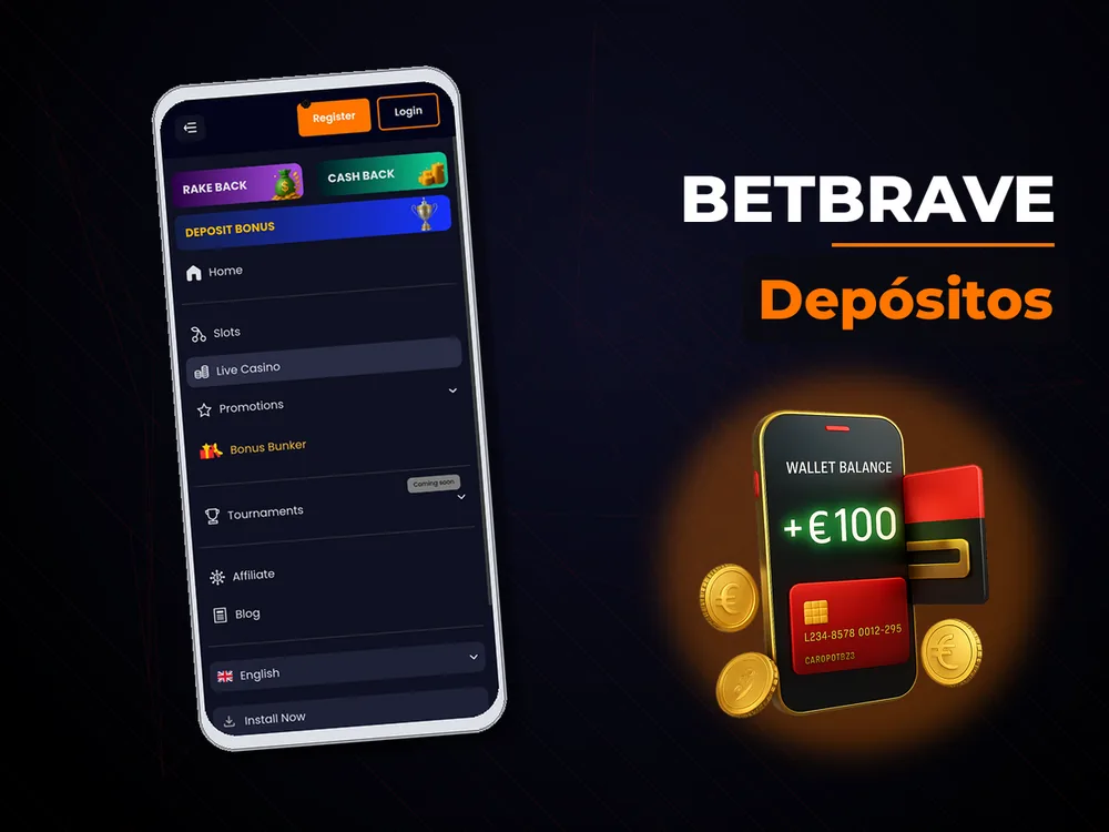 Betbrave - Depósitos